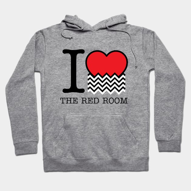 Twin Peaks I love The Red Room Hoodie by Rebus28